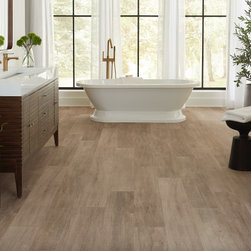 6.5mm w/pad Luxembourg Oak Waterproof Rigid Vinyl Plank Flooring 7.9 in. Wide x 60 in. Long - Flooring