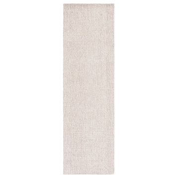 Safavieh Abstract Collection ABT468G Rug, Ivory/Grey, 2'3" X 14'