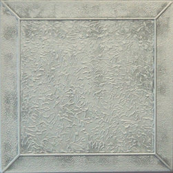 R 127 Styrofoam Ceiling Tile 20x20 - Antique Silver - Ceiling Tile
