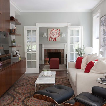Transitional Family Room