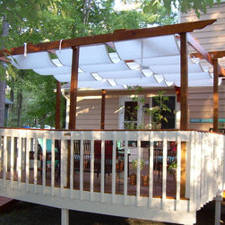 Retractable Wire Slide Pergola Cover - Outdoor Products