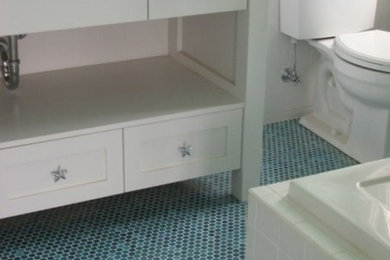 Beach style bathroom photo in Other