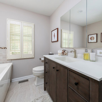 Master Bathroom with free-standing tub - Moorestown