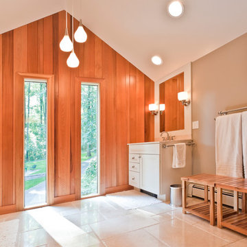 Eclectic Contemporary Master Bath