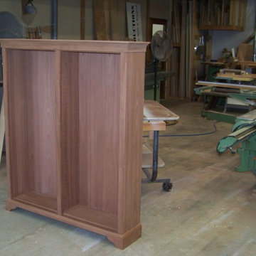 Custom Mahogany Bookcases