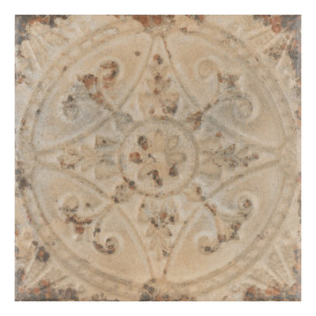 SomerTile Saja Ceramic Floor and Wall Tile, Vintage Blanco