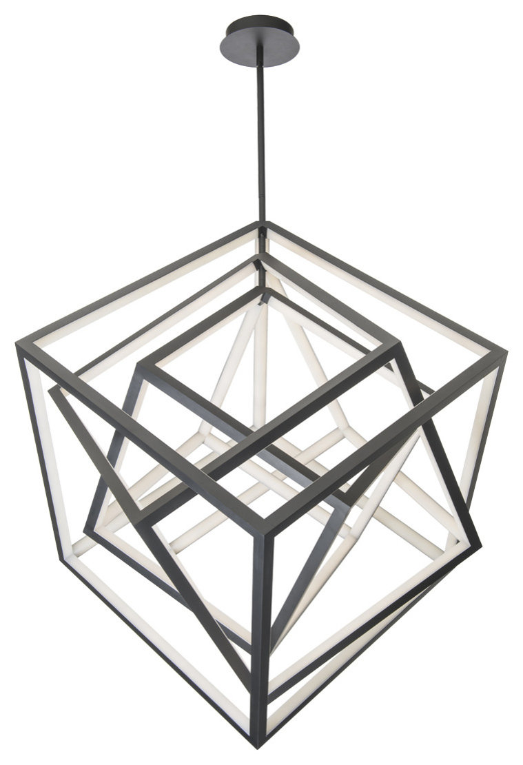 Atlas LED Pendant, Black - Contemporary - Pendant Lighting - by ...