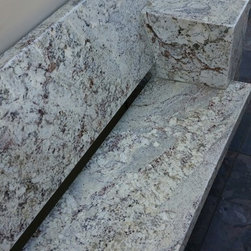 White Springs Granite Bench - Outdoor Benches