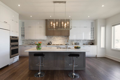 Kitchen - modern kitchen idea in Toronto