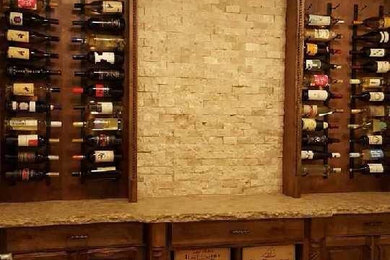 Minimalist wine cellar photo in Dallas
