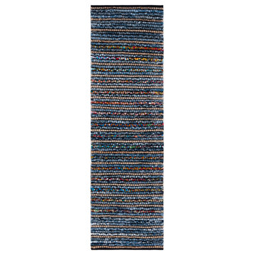 Safavieh Eternal Collection CAP362A Rug, Natural/Blue, 2'3" X 8'