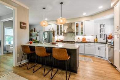 Inspiration for a contemporary kitchen remodel in Other