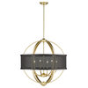 Colson 6-Light Chandelier in Olympic Gold