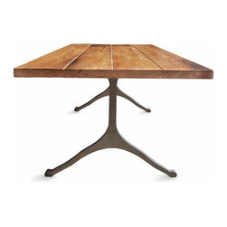 Wishbone Heart Pine Table - Dining Tables