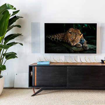 Professional Home Theater Samsung TV wall mounting