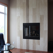 Tile fireplaces