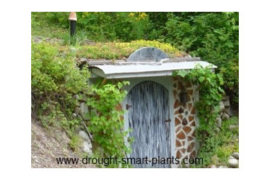 Glory Be earth sheltered root cellar with a Green Roof