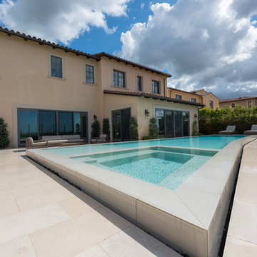 Irvine Landscape with Raised Pool & Spa