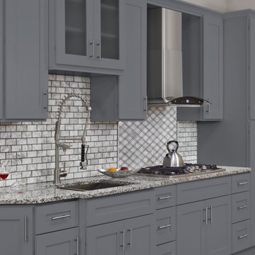 Colonial Gray Kitchen Cabinets