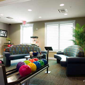 Custom residential bowling alley