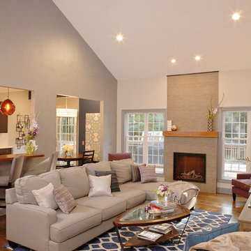 Open Concept Living Room & Kitchen