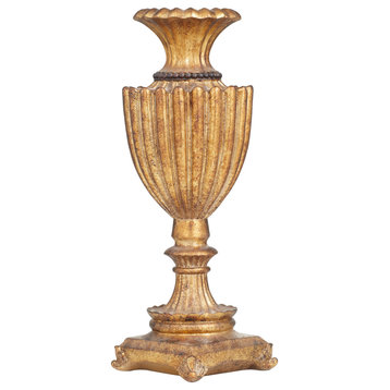 Vintage Gold Polystone Vase 560629