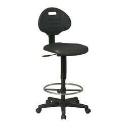 Intermediate Drafting Chair with Adjustable Footrest - Living Room Chairs