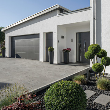 Moderne Zufahrt Terrasse