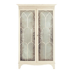 Mirrored Armoire, Amelia - Armoires And Wardrobes