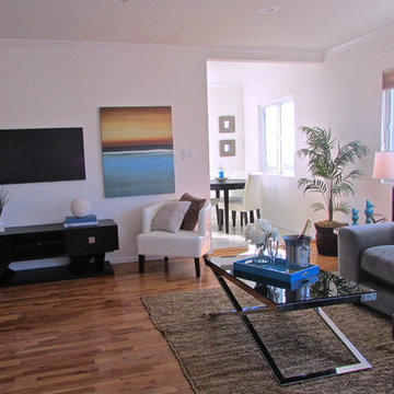 Los Angeles Vacant Home Staging - Ocean Park Condo Staged by THE CLOSING STAGE