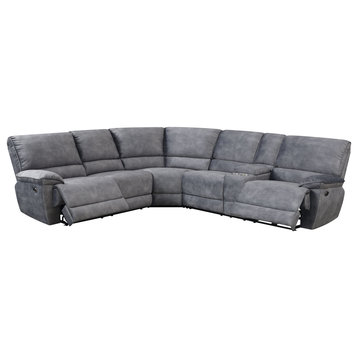 Simone Power Reclining Sectional