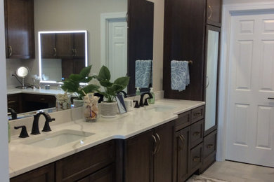 Inspiration for a transitional bathroom remodel in Other