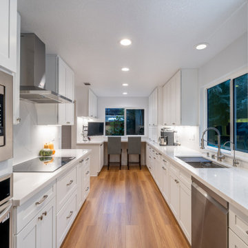 Modern White Kitchen with Efficient Storage Solutions 3 | RTA The Cabination