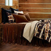 Stella Faux Silk Velvet Bedspread Set, 3PC, Copper Brown, King