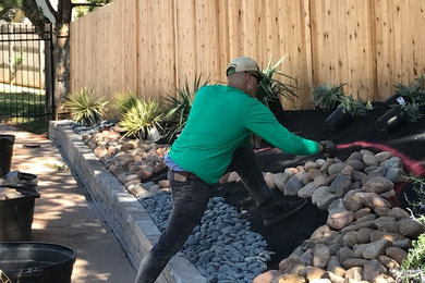 Rock Retaining Wall