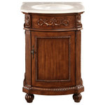 Elegant Lighting - Elegant Lighting Singature Vanity Cabinet, 1-Door, Brown, Brown - This Vanity Cabinet from the Signature collection by Elegant Lighting will enhance your home with a perfect mix of form and function. The features include a Brown finish applied by experts.