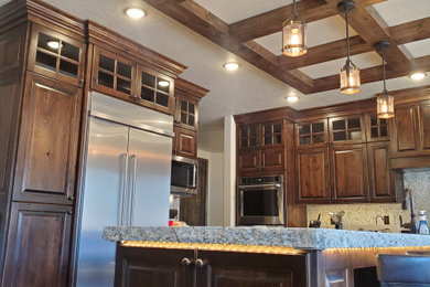 Kitchen - rustic kitchen idea in Salt Lake City