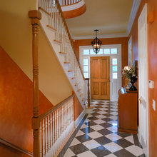 Black and White Tile entry way