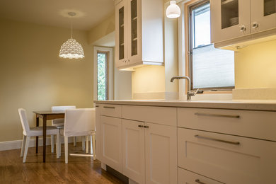 Transitional kitchen photo in Calgary