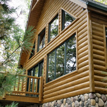 Log siding