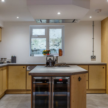 Raw Birch Ply Kitchen