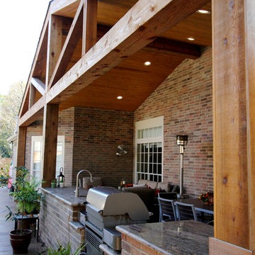Covered Summer Kitchen
