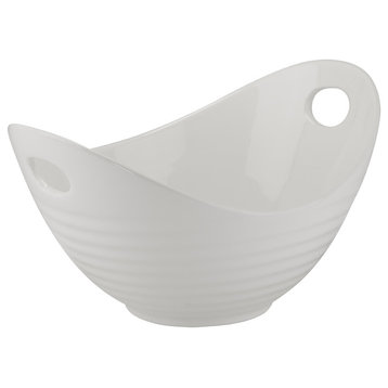 Whittier Boat Bowl, Ribbed Texture