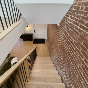 Project #145 | Modern Staircase Renovation in Victorian Townhouse
