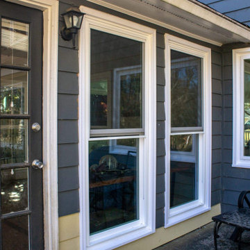 AFTER - 20+ Window Replacements using MI 1500 Series Vinyl Replacement Windows