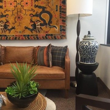 Asian Flair Office with a Texas Twist