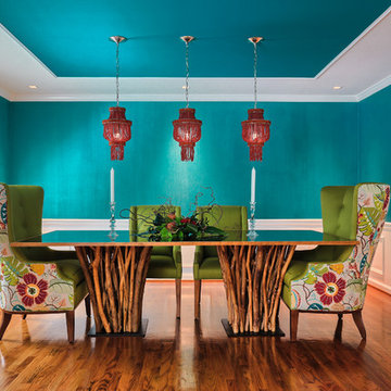 Bold & Unique Living / Dining Room