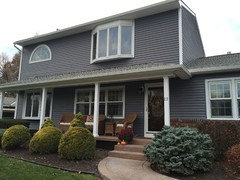 Georgia Pacific Comp Vinyl Siding Traditional Exterior It Is Really A Great Blue Gray More In The Shade Light