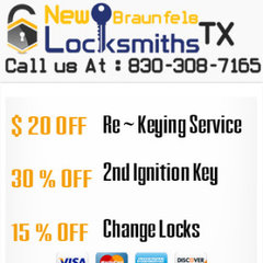 Locksmiths New Braunfels TX