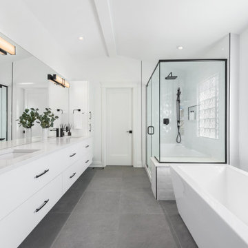 Witherspoon Project – A White & Modern Ensuite Design